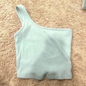 one arm crop top